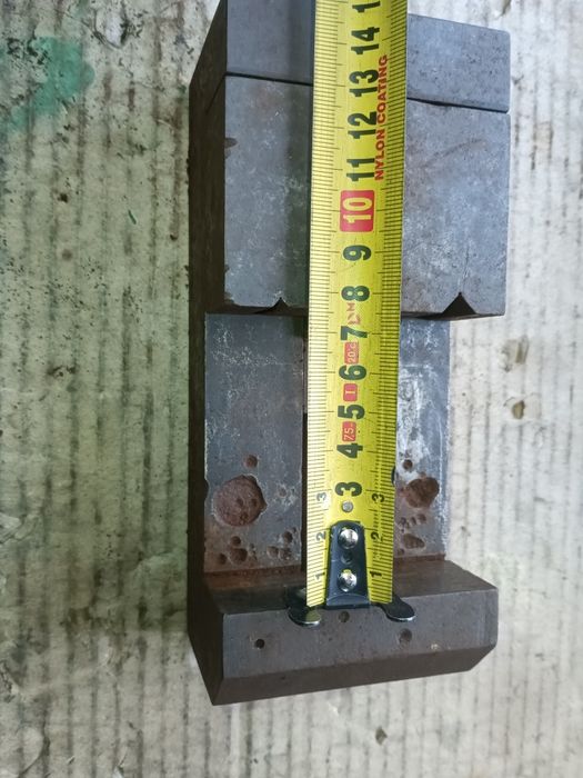 Тиски 80мм стальні під реставрацію