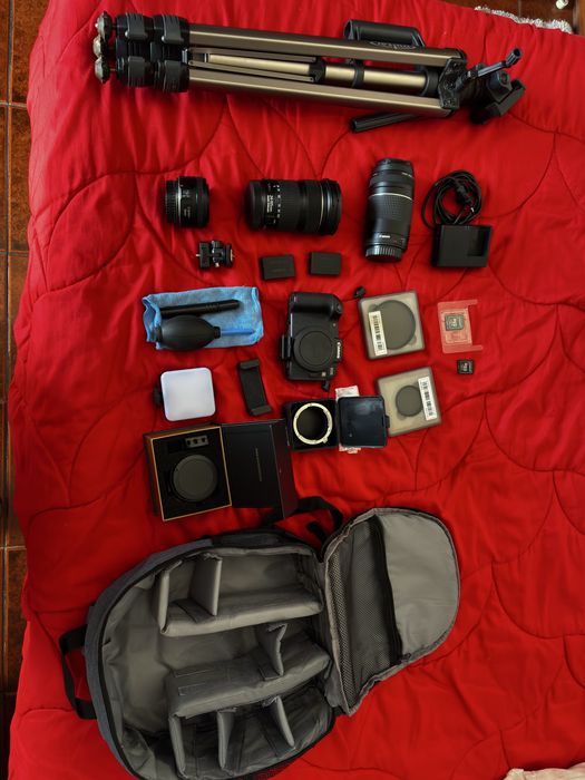 [KIT COMPLETO] Canon EOS RP + 2 lentes + (ler descricao)