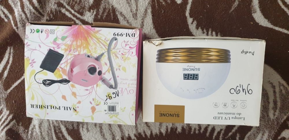 Lampa i frezarka do paznokci