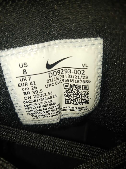 Buty męskie Nike 41 Downshifter 12, czarne