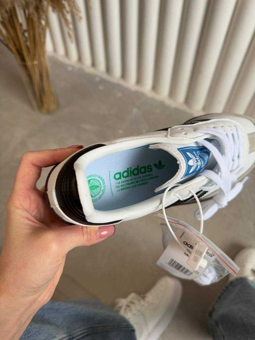 Кросівки Adidas Samba Vegan White Brown Gum premium