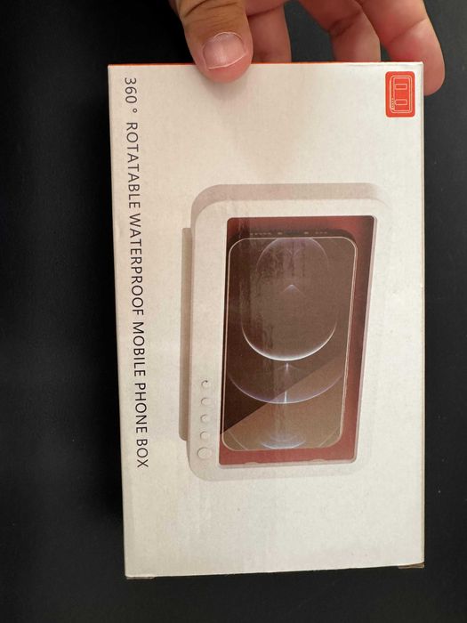 Suporte Rotativo à Prova de Água p/ Telemóvel – Duche/Cozinha