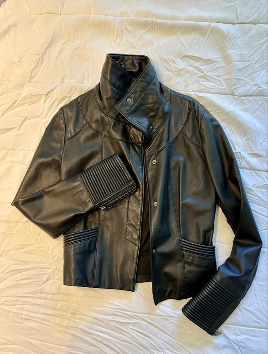 Blusão de Pele preto