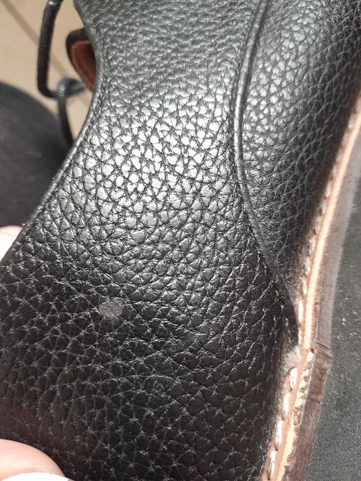 Czarne buty sznurowane 39