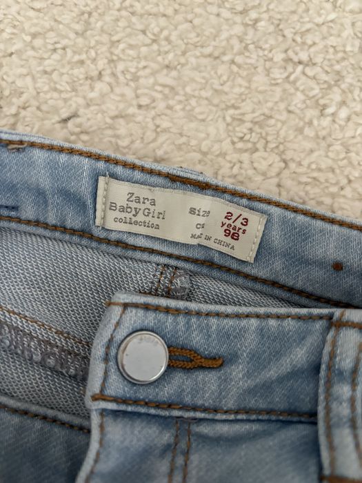 Zara Baby Girl jeansy dla dziewczynki 98
