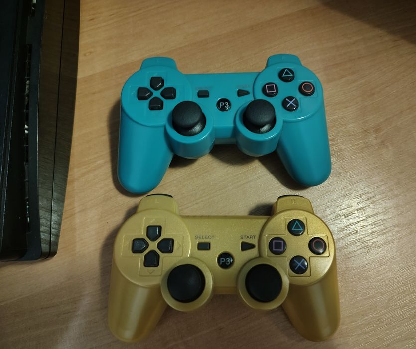 PS3 Slim 465gb HEN ПРОШИВКА + 2 ГЕЙМПАДА