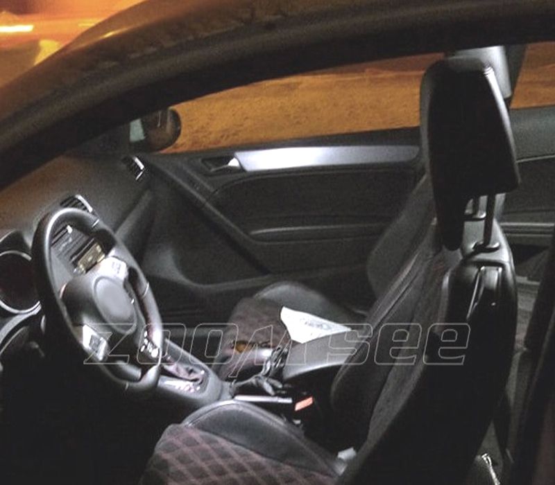 KIT COMPLETO 14 LAMPADAS LED INTERIOR PARA SKODA FABIA 1 MK1 MKI BERLINA SEDAN 99-07