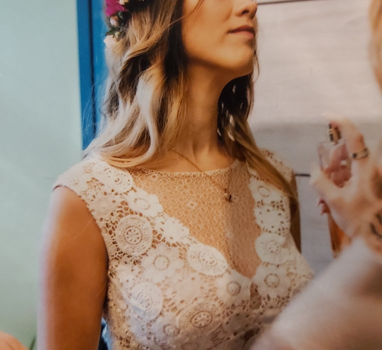 Sprzedam suknię ślubną w stylu boho 36/38