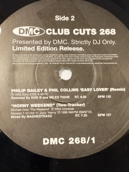 Lote de 2 LP's vinil DMC edição limitada