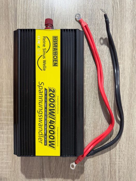 Przetwornica Napięcia 2000W/4000W czysty falownik sinosuidalny