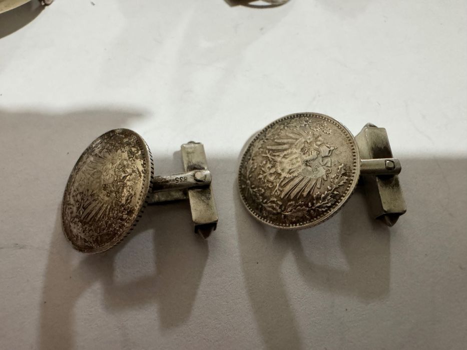 Запонки з монет веймарської республіки 1914-1916р