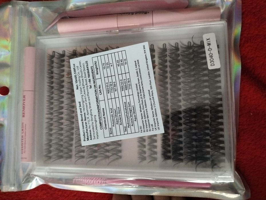 Вії пучки, ресницы пучки