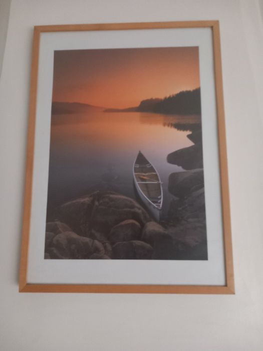 2 Molduras Ikea com poster 73 x 53 cm