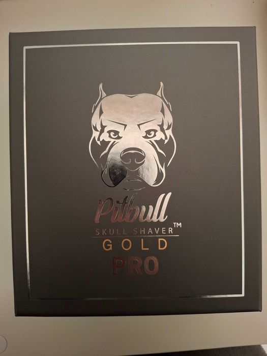 Máquina de cortar/rapar cabelo e barba Pitbull Skull Shaver Gold Pro [Open Box]