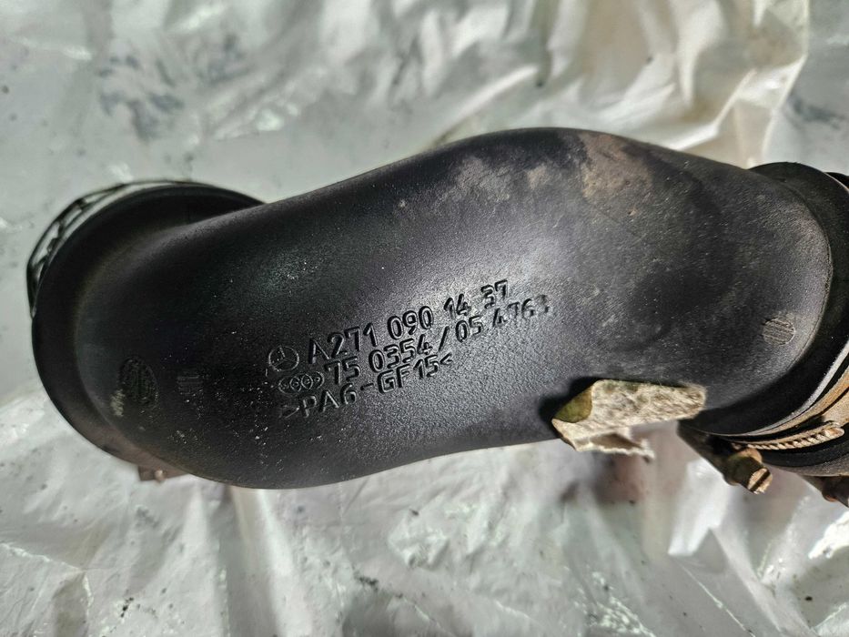 Mercedes w203 w209 rura dolot powietrza intercoolera 1.8k m271