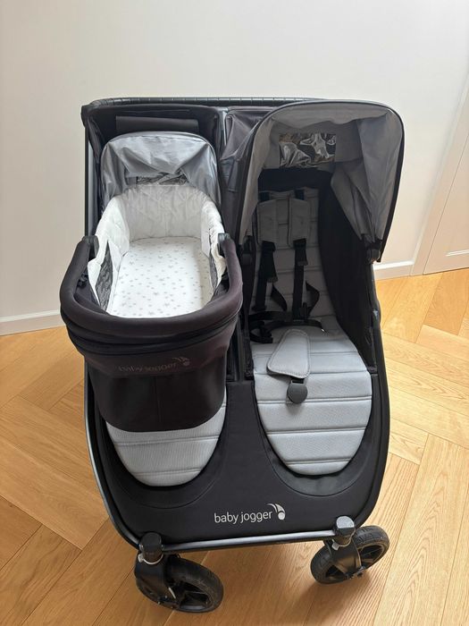 Wózek Baby Jogger City Mini GT2 Double + Jedna gondola + Adaptery