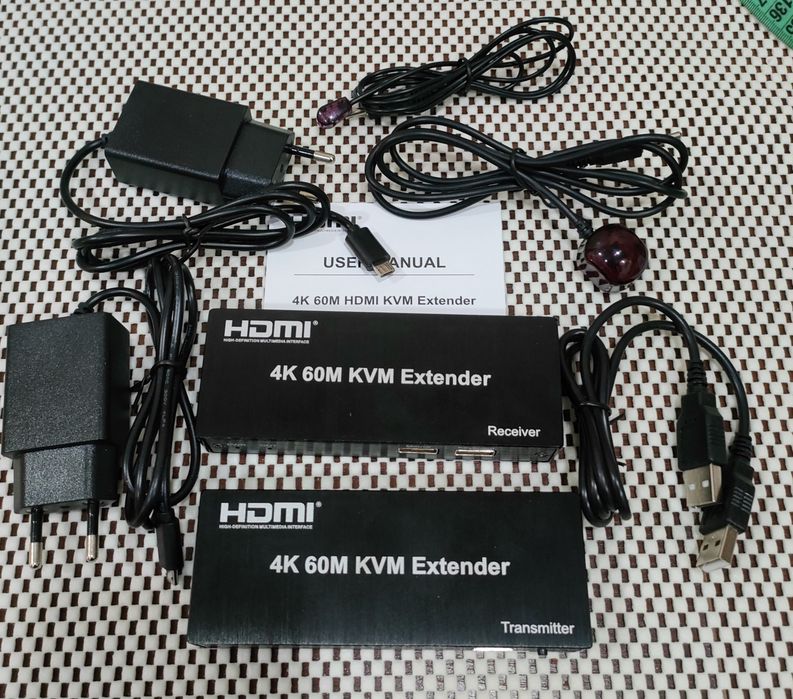 Zestaw Extender HDMI 4k 60m