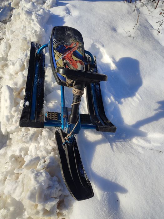 Снігокат санки з рулем