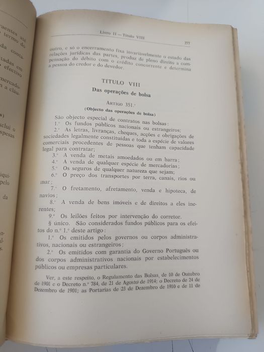 Código comercial português 1970