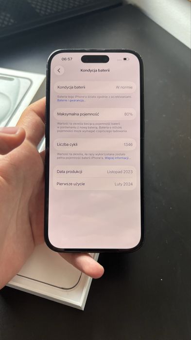 Iphone 15 / 128 GB / Czarny