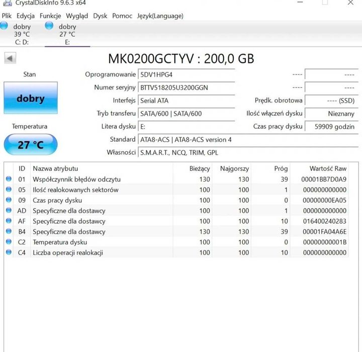 Intel ssd s3700 200GB