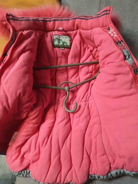 Зимний комбинезон тройка для девочки 134
