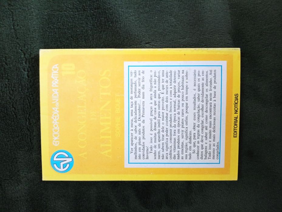 A congelação de alimentos / Sophie Boue -  1981 - livro  Raro