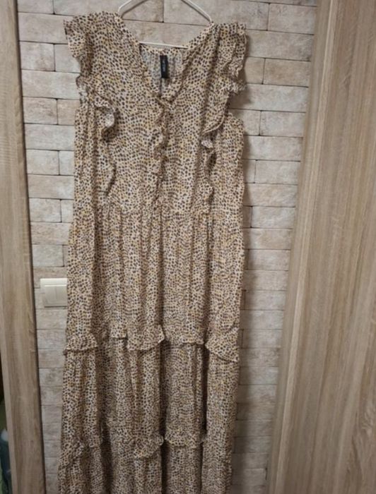 Платье  макси  Marc Cain из натурального шелка