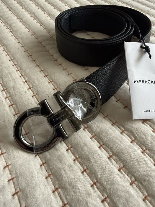 Ferragamo - skórzany pasek - nowy
