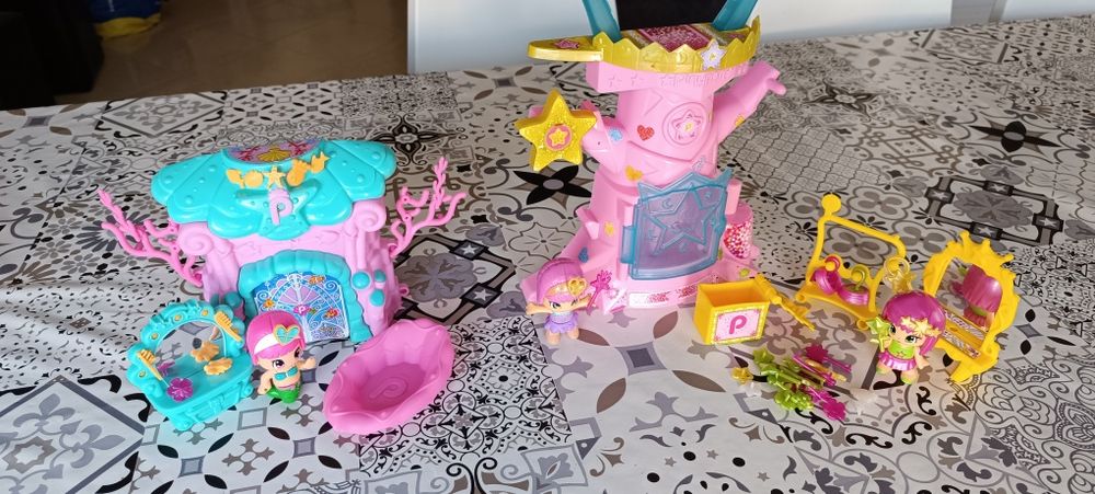 Pinypon gruta das sereias e Brilho estrela (fadas)