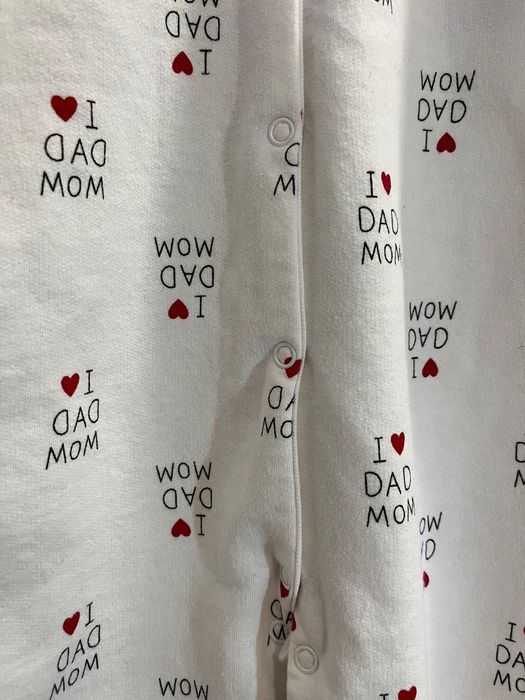 Чоловічок сліп I love Mom 74 / слип одяг для сну і дому начес бавовна