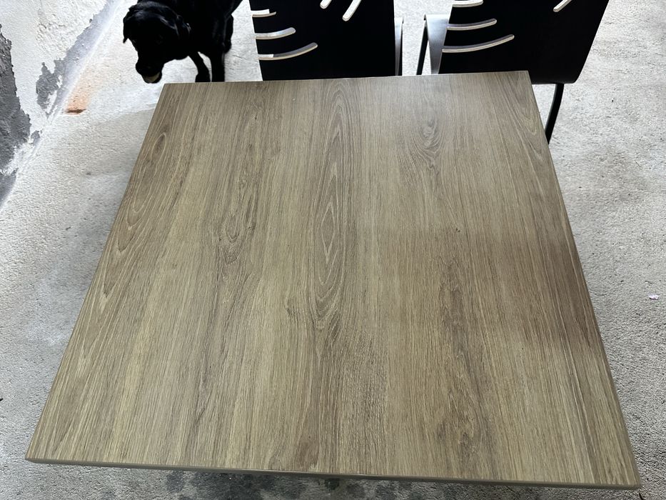 Mobiliario de cafe mesas/cadeiras usadas