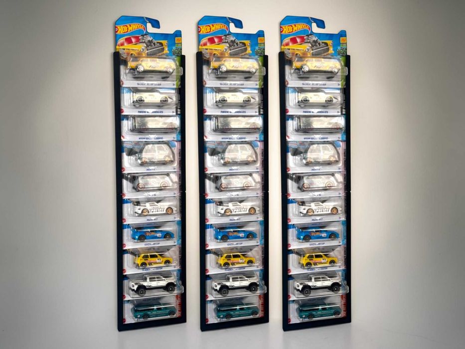 Zestaw Wieszaków na Hot Wheels - organizer do aut 1:64 ekspozytor
