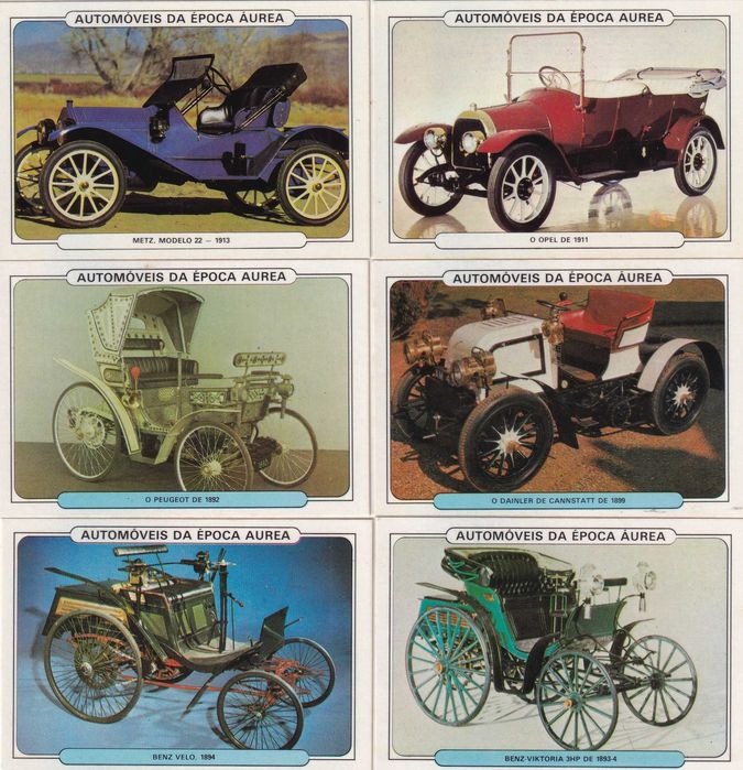 Calendários -Automóveis da Época Áurea (40) Completa