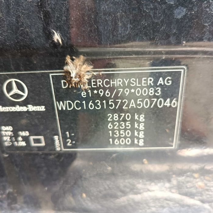 MERCEDES ML W163 2004r