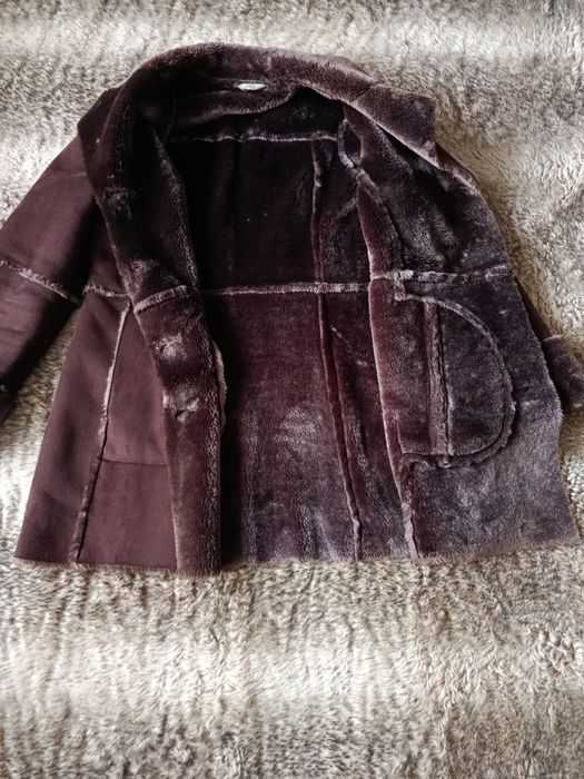 Жіноча дублянка з хутром, стан нової