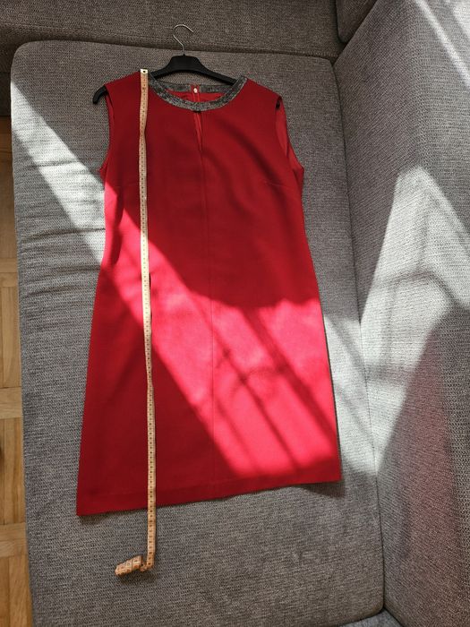 Sukienka czerwona atrakcyjna Dagon 44