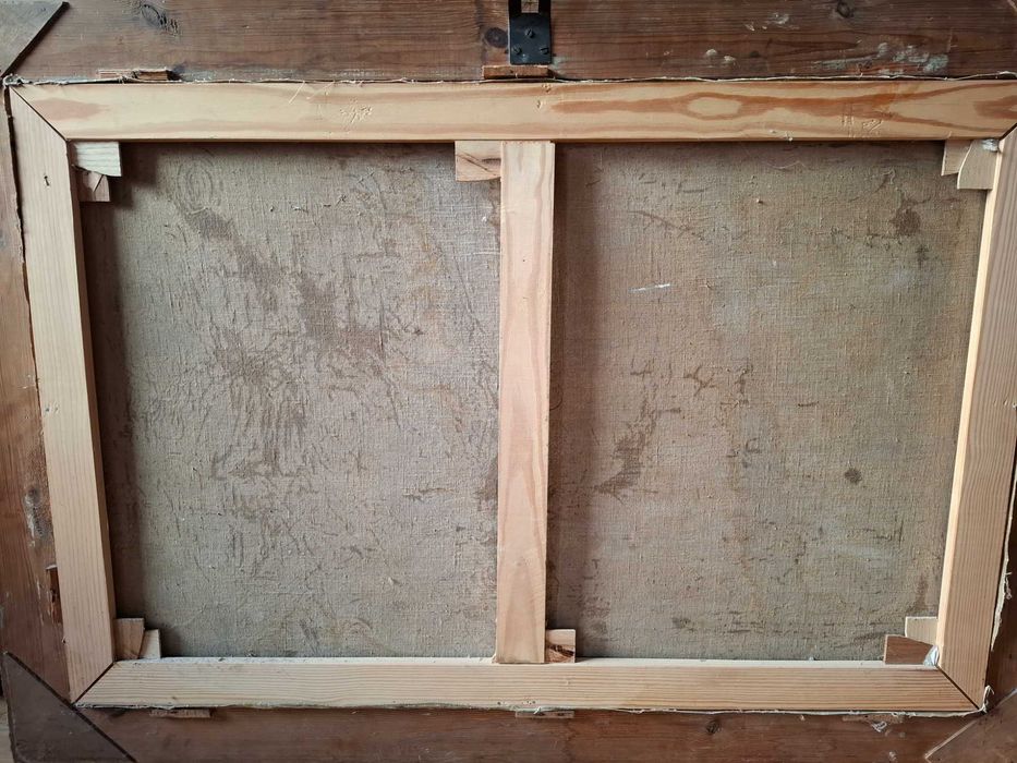 Obraz olejny martwa natura z homarem