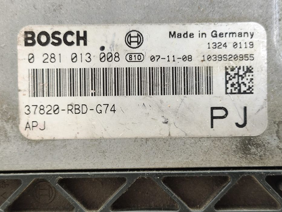 Centralina Original Motor Bosch Honda Accord 7 2.2 i-ctdi N22A