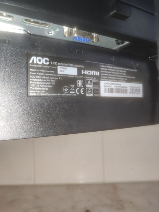 Vendo Monitor AOC Preço Negociável