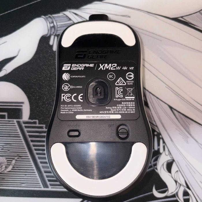 Миша Endgame Gear XM2w 4k v2 Wireless White (PGW-EG-MOU-080)