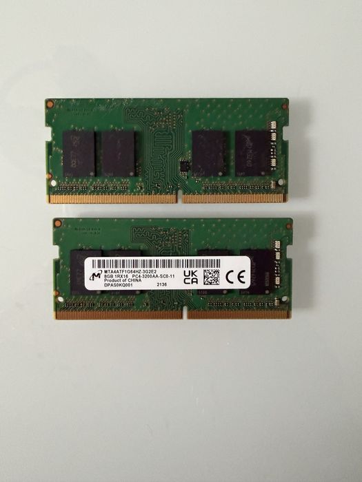 Micron DDR4 16GB (2x8GB) 3200 МГц SO-DIMM для ноутбука