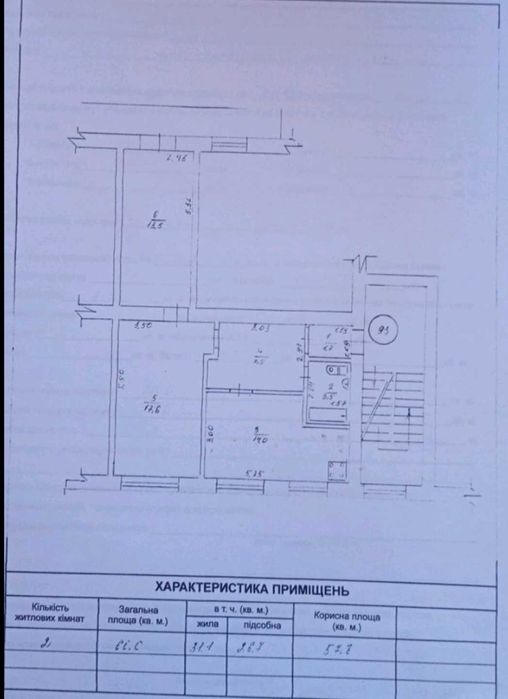 3-кім.квартира по вул.Ювілейна-4