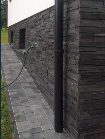 Płytka elewacyjna kamienna elewacja łupek imitacja deska drewno