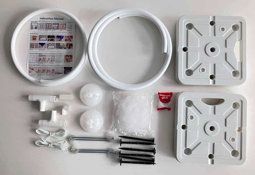 Stojaki na Balony ZESTAW 2szt Stelaż Girlanda Łuk Ślub Urodziny