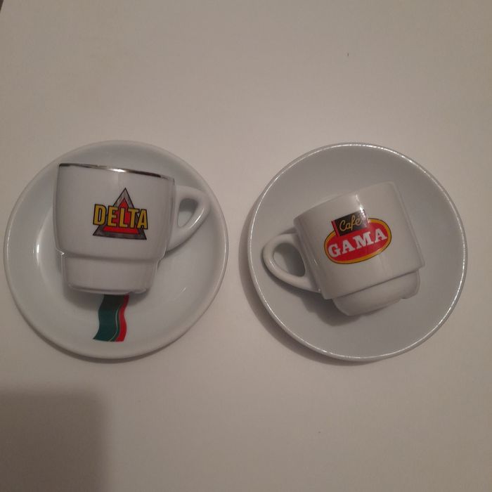 Chavenas de café uso coleção