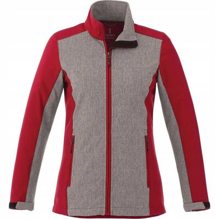 Kurtka softshell damska Elevate M czerwona wiatroodporna