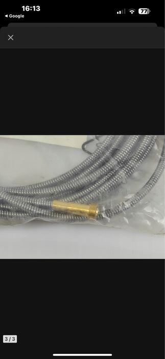 BINZEL prowadnik drutu spawalniczego / spirala  1-2mm 5,5m