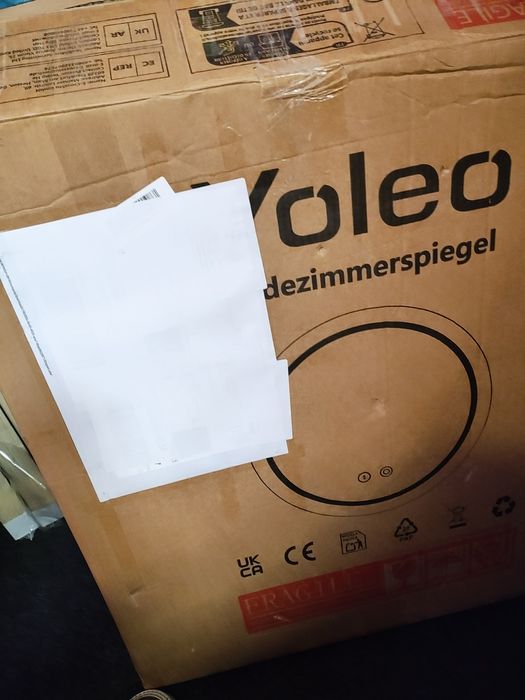 Lustro łazienkowe podświetlane