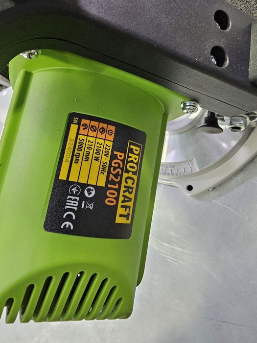 Пила торцовочная ProCraft PGS2100 Гарантия Новая 210 Диск